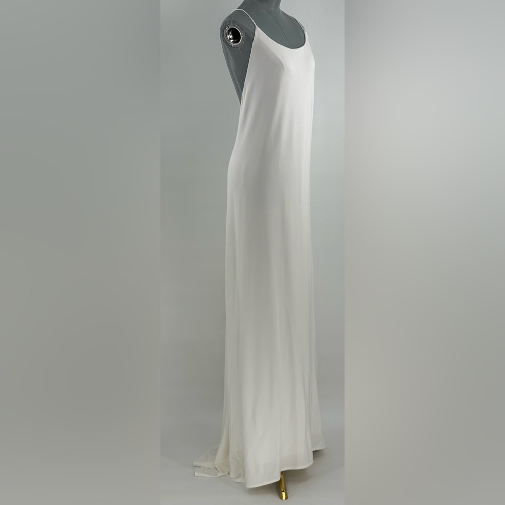 🆕 RAT & BOA 🧿 NWOT Amora Back Draped Jersey Dress, White - Sz M - Picture 4 of 16